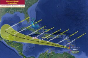 56,000 negocios están en riesgo por la llegada del huracán Beryl: Concanaco Servytur