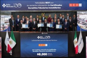 Fibra NEXT debuta en la Bolsa Mexicana de Valores con OPI histórica